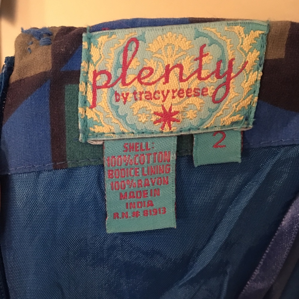 Anthropologie Tracy Reese Plenty Blue Dress - Picture 5 of 5